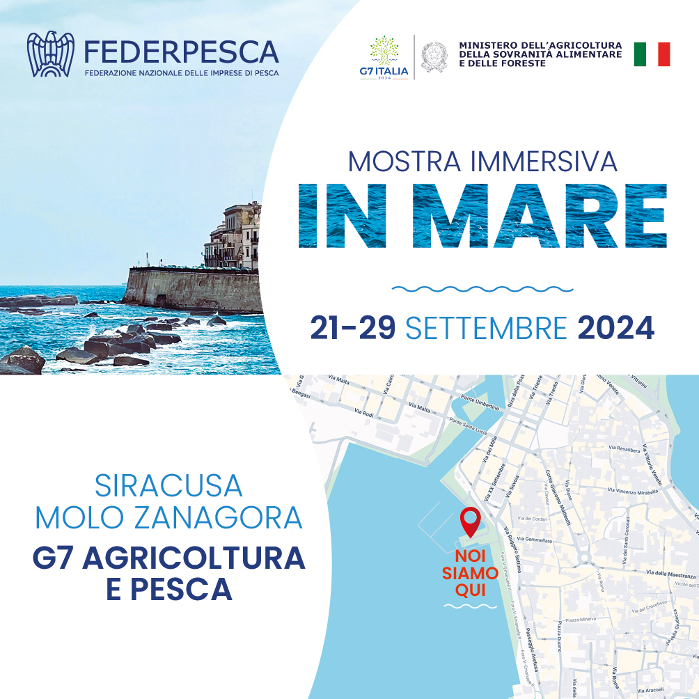 Federpesca al G7 con la mostra “In Mare”